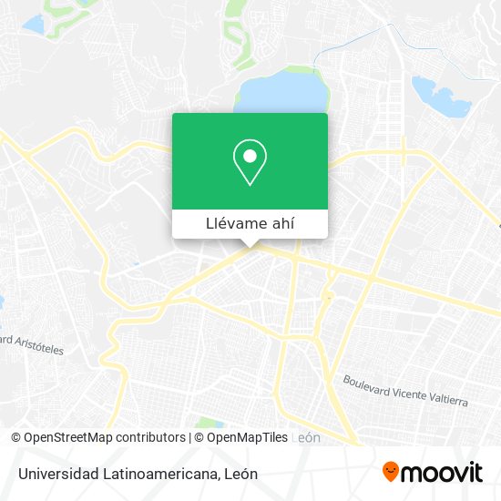 Mapa de Universidad Latinoamericana