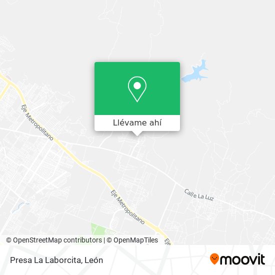 Mapa de Presa La Laborcita