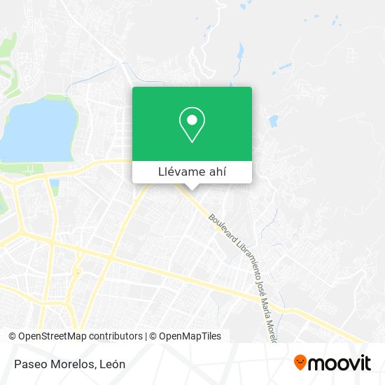 Mapa de Paseo Morelos