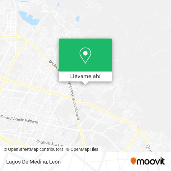 Mapa de Lagos De Medina