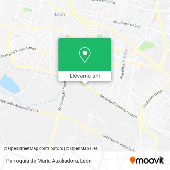 Mapa de Parroquia de María Auxiliadora