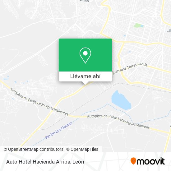 Mapa de Auto Hotel Hacienda Arriba