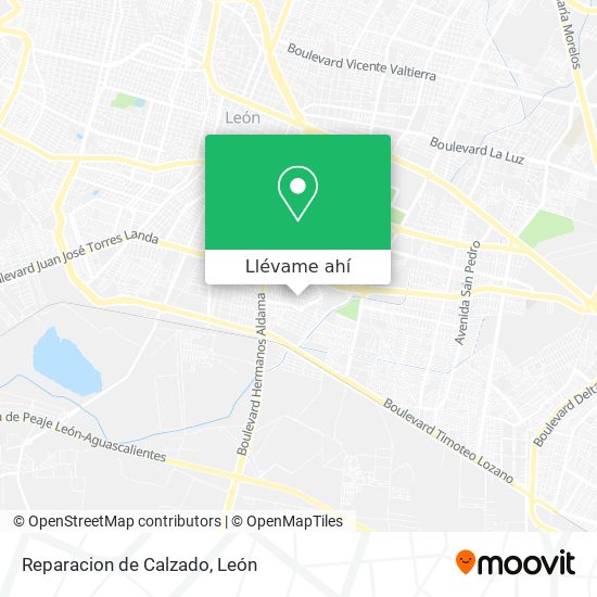 Mapa de Reparacion de Calzado