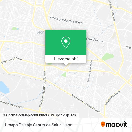 Mapa de Umaps Paisaje Centro de Salud