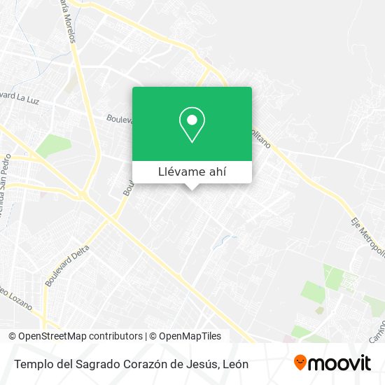 Mapa de Templo del Sagrado Corazón de Jesús