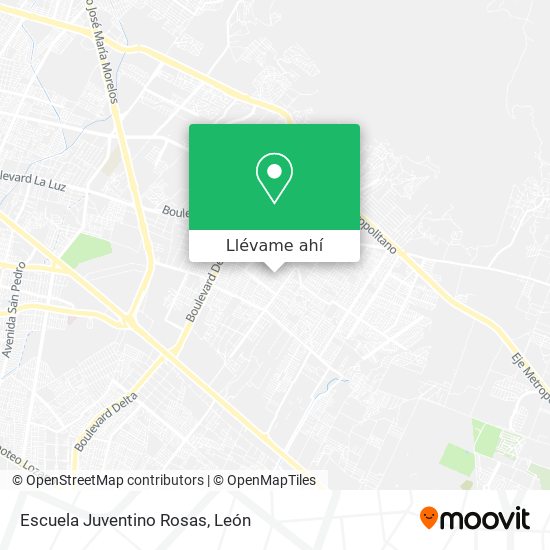 Mapa de Escuela Juventino Rosas