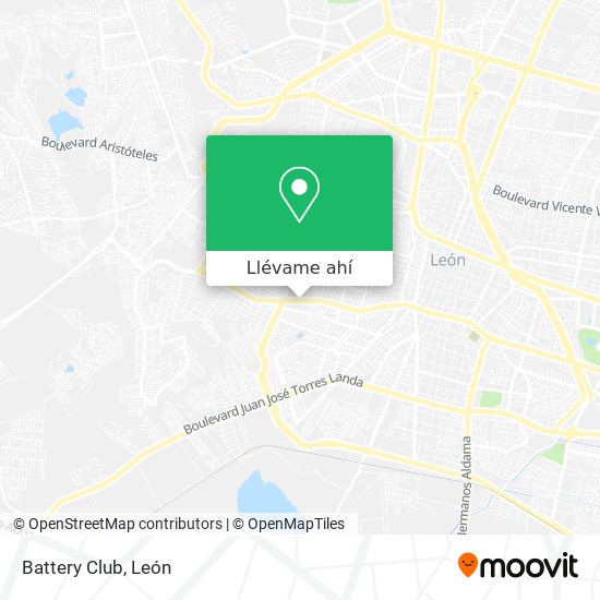 Mapa de Battery Club