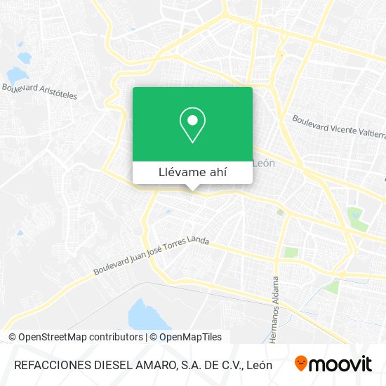 Mapa de REFACCIONES DIESEL AMARO, S.A. DE C.V.