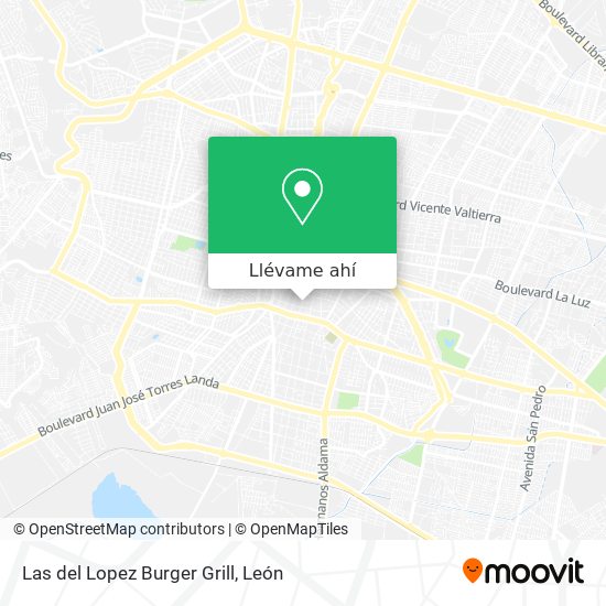 Mapa de Las del Lopez Burger Grill