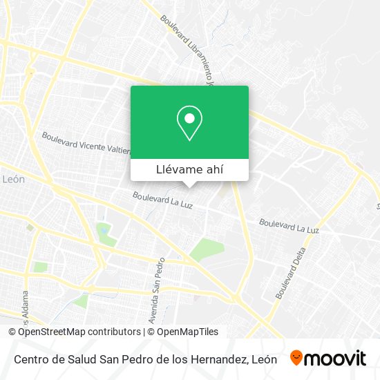 Mapa de Centro de Salud San Pedro de los Hernandez