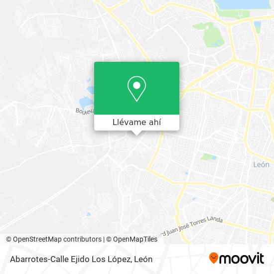 Mapa de Abarrotes-Calle Ejido Los López