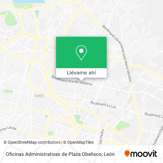 Mapa de Oficinas Administrativas de Plaza Obelisco