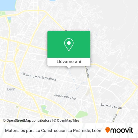 Mapa de Materiales para La Construcción La Pirámide