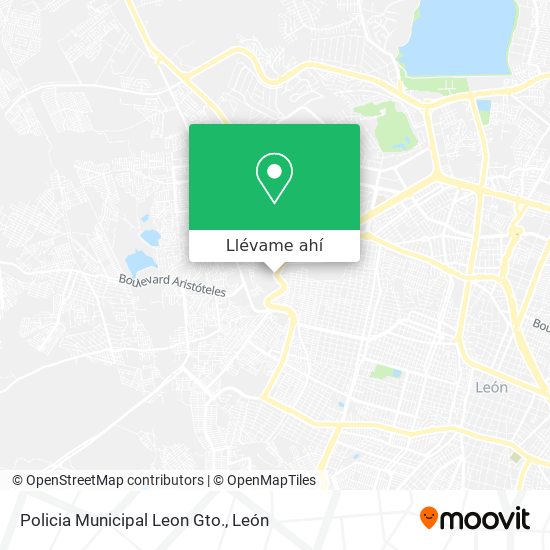 Mapa de Policia Municipal Leon Gto.