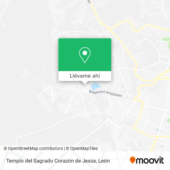 Mapa de Templo del Sagrado Corazón de Jesús