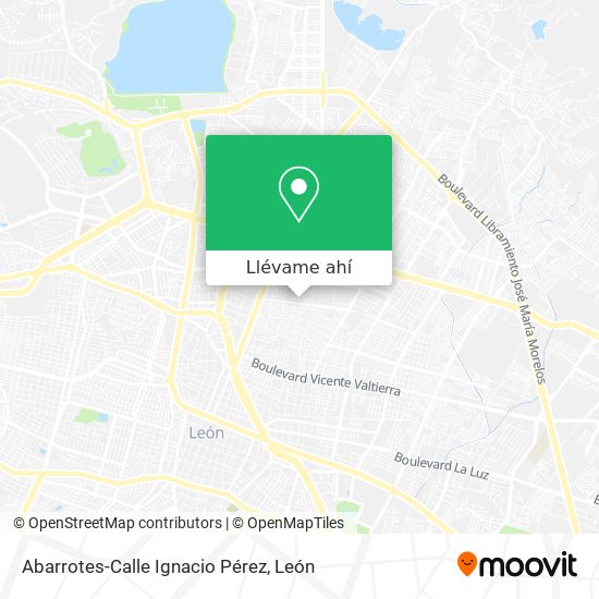 Mapa de Abarrotes-Calle Ignacio Pérez