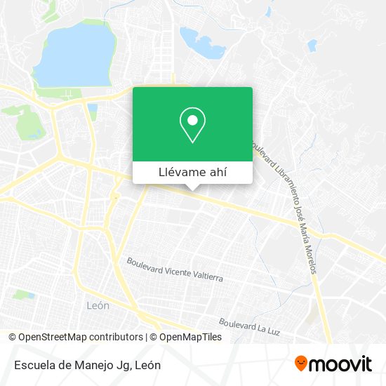 Mapa de Escuela de Manejo Jg