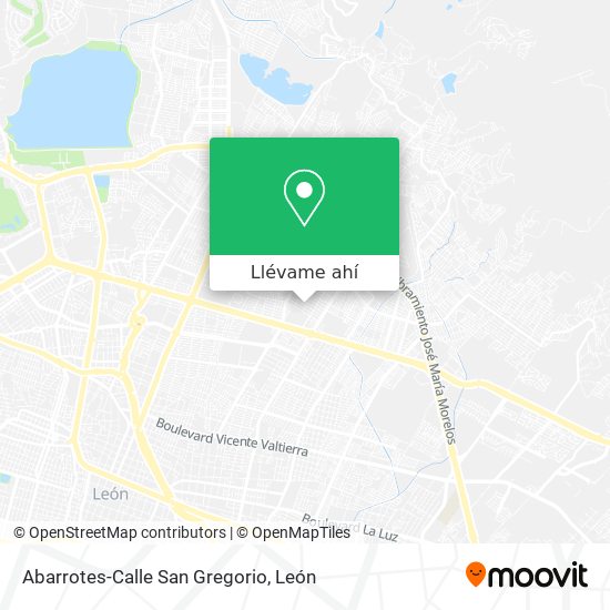 Mapa de Abarrotes-Calle San Gregorio