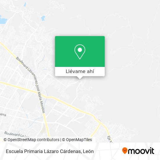 Mapa de Escuela Primaria Lázaro Cárdenas