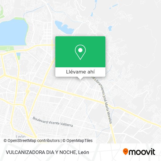 Mapa de VULCANIZADORA DIA Y NOCHE
