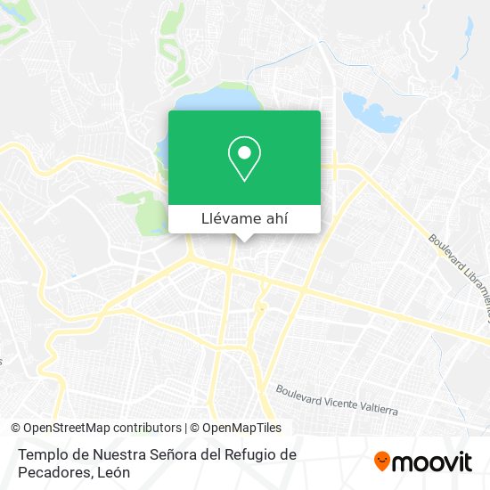 Mapa de Templo de Nuestra Señora del Refugio de Pecadores