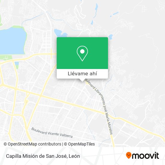 Mapa de Capilla Misión de San José