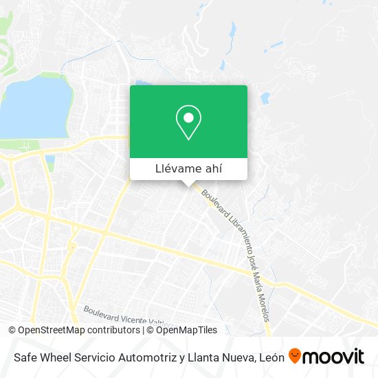 Mapa de Safe Wheel Servicio Automotriz y Llanta Nueva