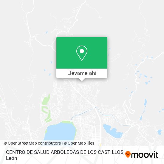 Mapa de CENTRO DE SALUD ARBOLEDAS DE LOS CASTILLOS