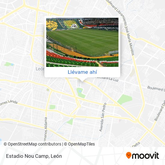 Cómo llegar a Estadio Nou Camp en León en Autobús?