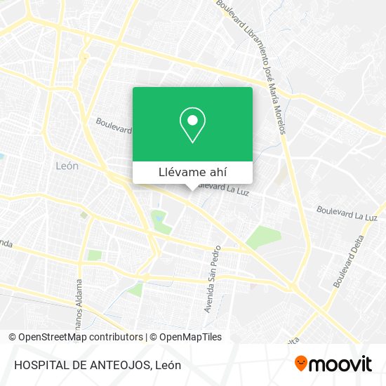 Mapa de HOSPITAL DE ANTEOJOS