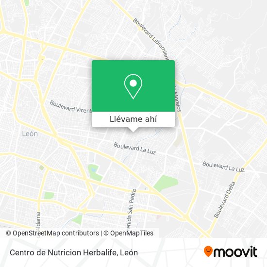 Mapa de Centro de Nutricion Herbalife