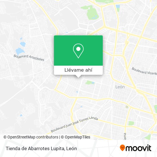 Mapa de Tienda de Abarrotes Lupita