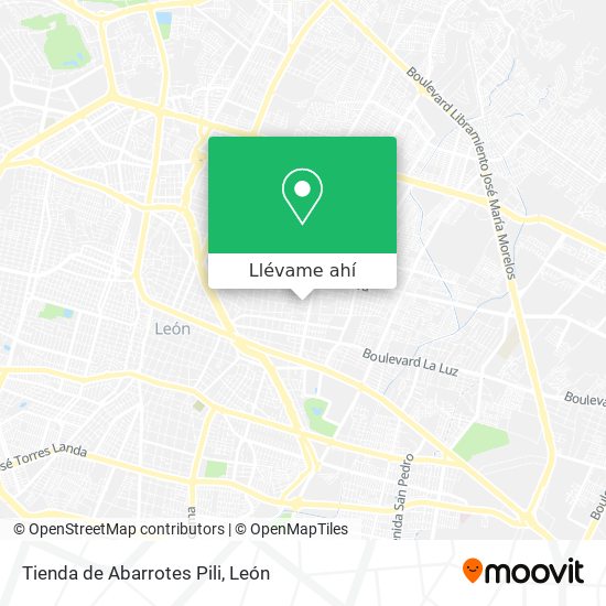 Mapa de Tienda de Abarrotes Pili