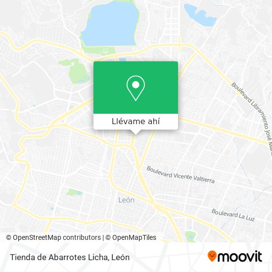 Mapa de Tienda de Abarrotes Licha