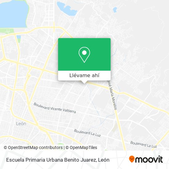 Mapa de Escuela Primaria Urbana Benito Juarez