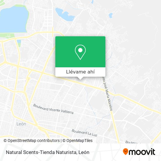 Mapa de Natural Scents-Tienda Naturista