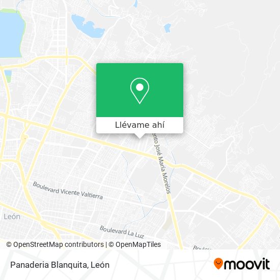 Mapa de Panaderia Blanquita