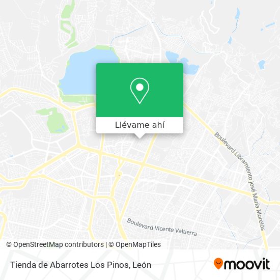 Mapa de Tienda de Abarrotes Los Pinos