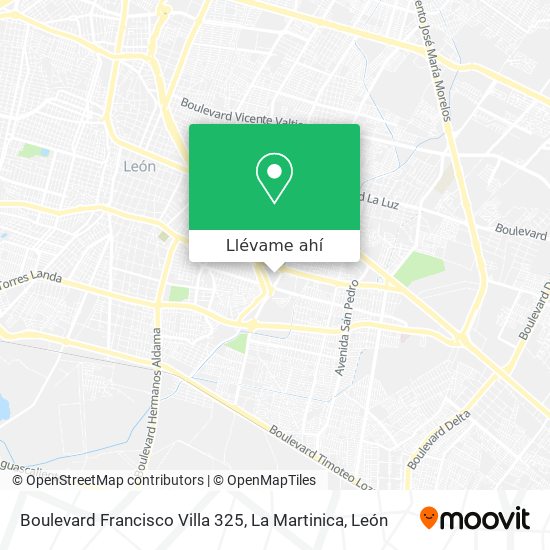 Mapa de Boulevard Francisco Villa 325, La Martinica