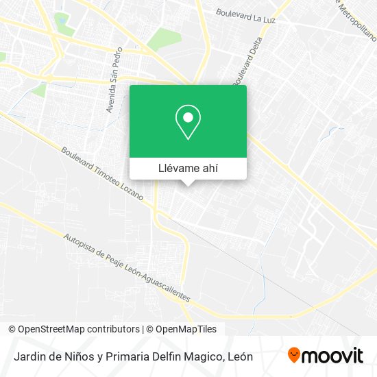 Mapa de Jardin de Niños y Primaria Delfin Magico