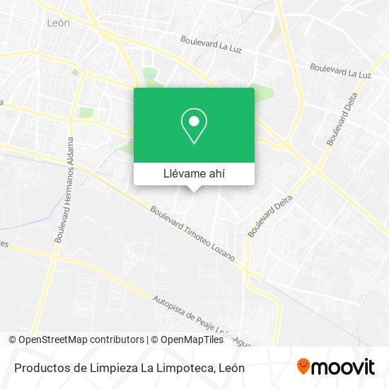 Mapa de Productos de Limpieza La Limpoteca