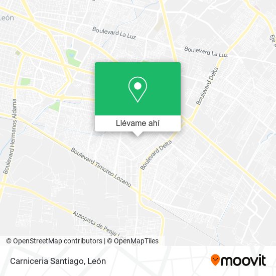 Mapa de Carniceria Santiago