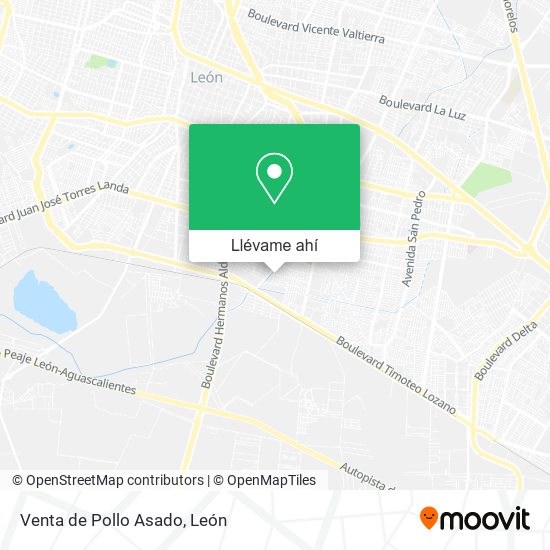 Mapa de Venta de Pollo Asado