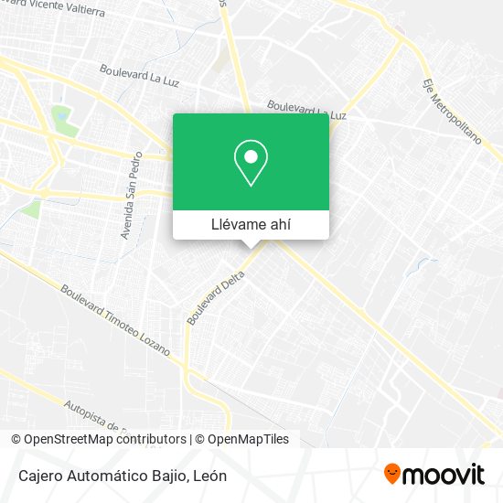 Mapa de Cajero Automático Bajio