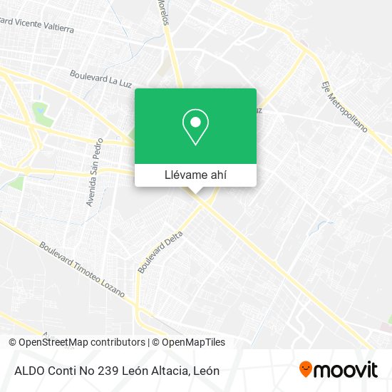 Mapa de ALDO Conti No 239 León Altacia