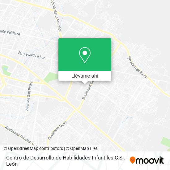 Mapa de Centro de Desarrollo de Habilidades Infantiles C.S.