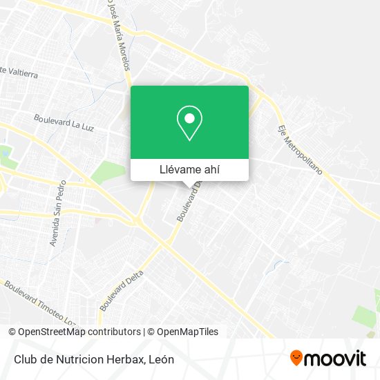 Mapa de Club de Nutricion Herbax