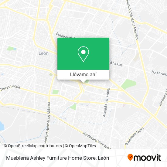 Mapa de Muebleria Ashley Furniture Home Store