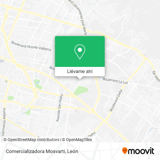 Mapa de Comercializadora Mosvarti