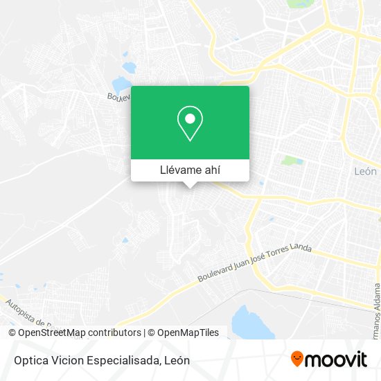 Mapa de Optica Vicion Especialisada